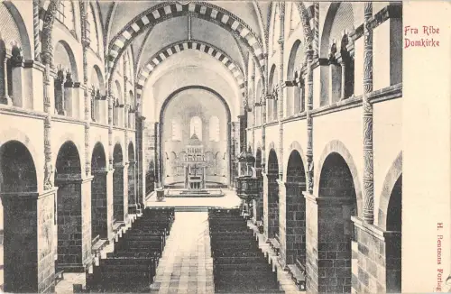 B105740 Dänemark Fra Ribe Domkirche Kircheninnenraum