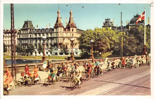 B94164 Kopenhagen der Radfahrer Fahrrad Dänemark