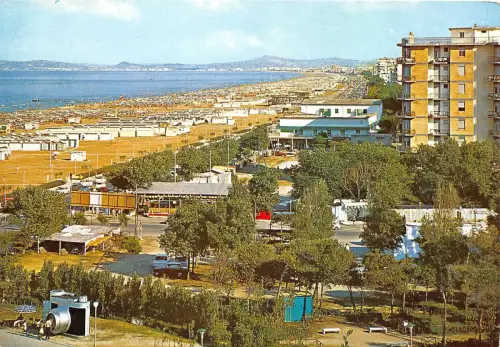 BG6510 rimini veduta generale della spiaggia italy