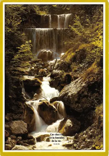 B52545 Wasserfall Kaskade Frankreich