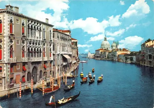 B58466 Venezia Canal Grande Boote Bateaux Italien