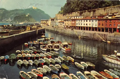 BR13495 Puerto San Sebastian Schiff Bateaux Spanien