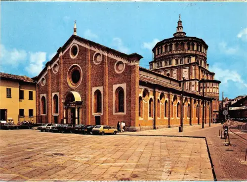 BR10913 Chiesa Di S maria delle Grazie Milano italy