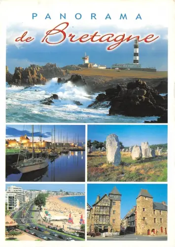 B53090 Panorama de Bretagne Boote Bateaux Multi Vues Frankreich