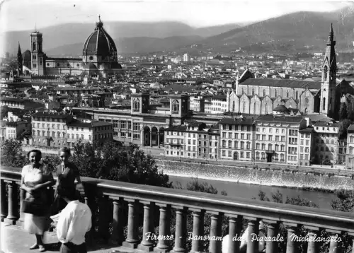 B44605 Firenze Panorama vom Michelangelo Platz Italien