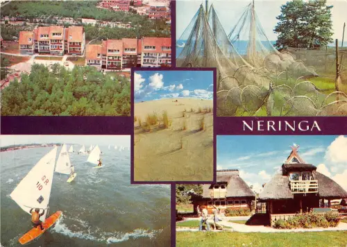 B46825 Neringa Neringos vaizdai Schiffsbateaux Litauen