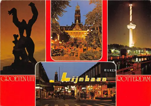 BG5384 groeten uit rotterdam lijnbaan netherlands