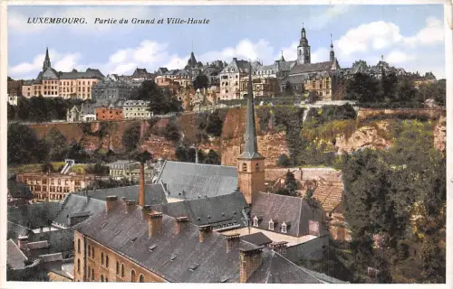 Br35783 Luxembourg partie du Grund et Ville Haute luxembourg 1