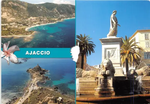 B50093 Ajaccio Multi Vues Frankreich