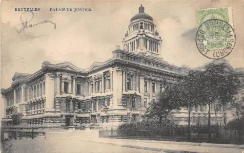 BR32261 Bruxelles Palais de Justice belgium