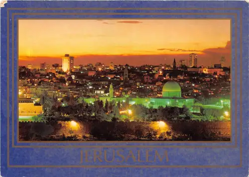 B53608 Jerusalim Das Goldene Israel