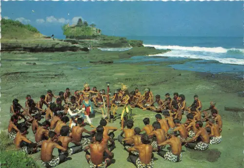 B44474 Indonesien Bali Kecak Tanz