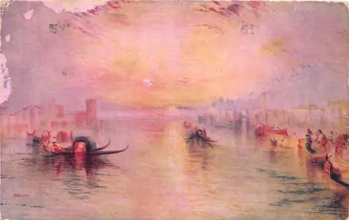 BF38819 Gemälde Schiff Bateaux Kunst Postkarte