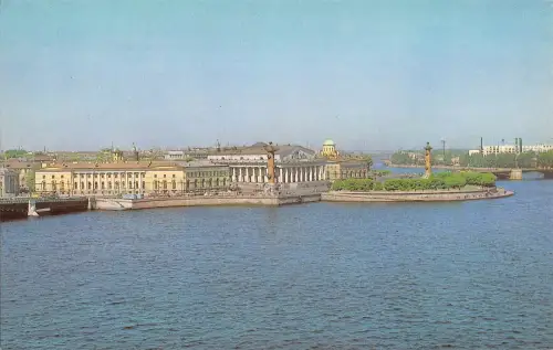 BR85286 Leningrad der Wasiljewski Inselpunkt Russland