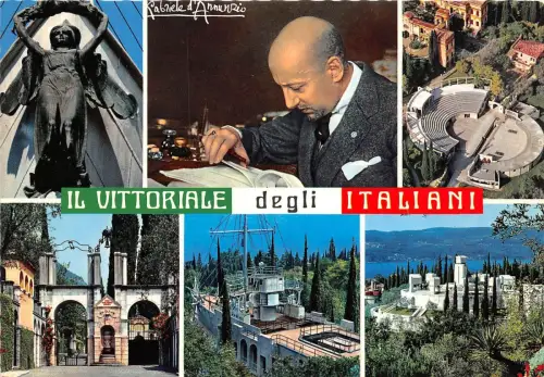 BG6586 il vittoriale degli italiani lago di garda gardine riviera italy