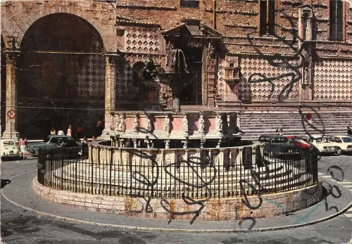 B47579 Perugia Hauptfountain Italien