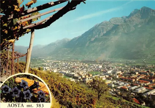 BR15318 Aosta Panorama Monte Emilius Italien