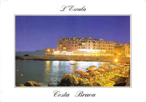B52415 L`Escala Costa Brava Nocturna Spanien