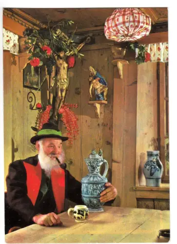 BG11362 Meraner Typen Folklore Tracht Locale e Stube Altoastesina Italien