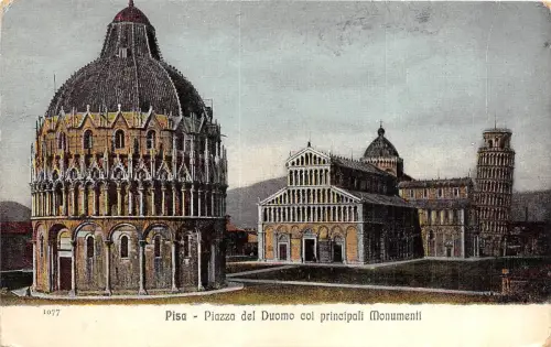 Br35429 Pisa Piazza del Duomo coi principali Monumenti italy