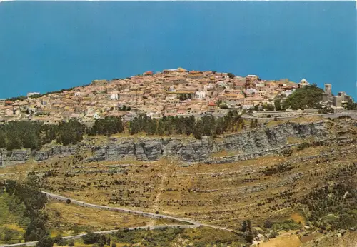 B69039 Erice Panorama dall aereo italy