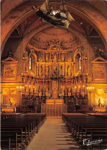 BR8605 Interieur de l Eglise St Jean de Luz Postkarte Frankreich
