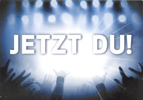 B75182 jetzt du superstar werbung publicite