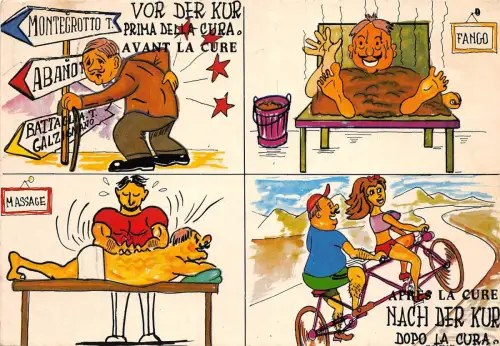 B47638 Effeti delle Cure ale Terme Euganee 4 Stufen Italien