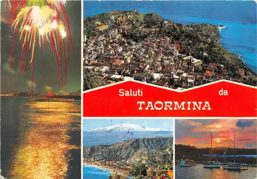 BG13537 saluti da taormina ship bateaux italy