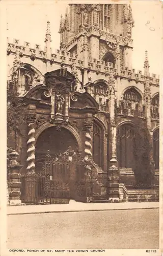 BR57945 Veranda of St Mary the Virgin Church Oxford UK