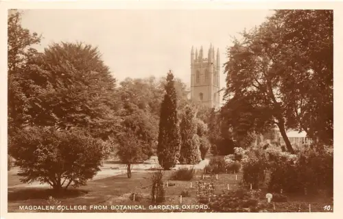 BR58162 Magdalen College from Botancal Garden Oxford UK