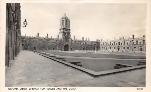 BR58314 Oxford Christ Church Tom Tower and the Quad UK