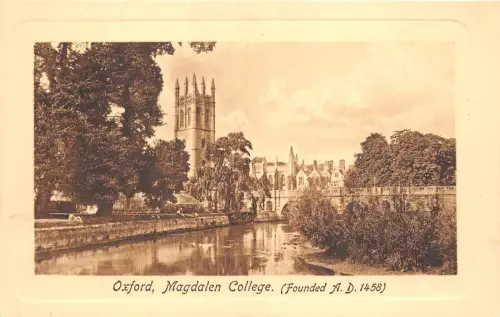 BR58693 Magdalen College Oxford UK