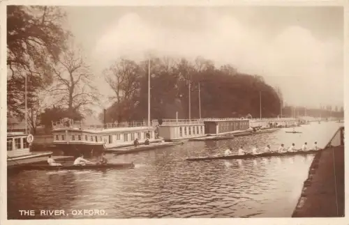auk41404 the river oxford real photo uk