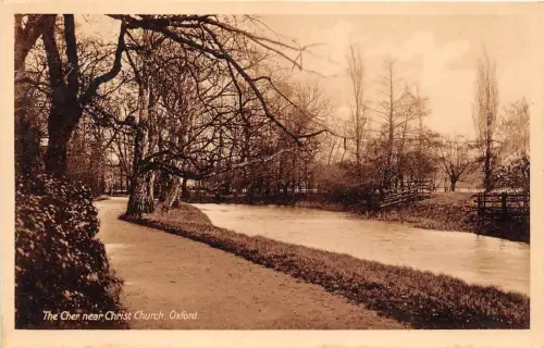 BR6692 The Cher near Christ Church oxford uk