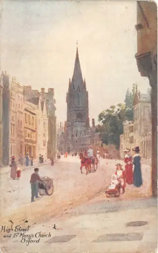 auk41446 high street and st marys church oxford uk