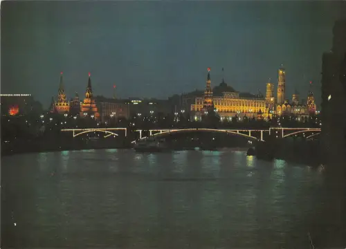 BT13209 Die Kreml und Bolschoi Kamenny Brücke Moskau Russland