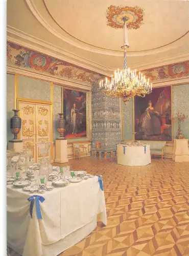 BR85988 Petrodvorets Der große Palast Der blaue Salon Russland