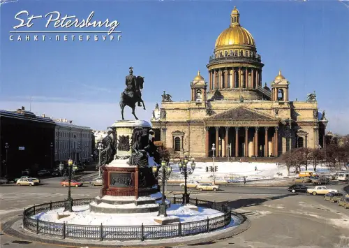 BF1380 St Isac s Square Monument St Petersbrug Russland