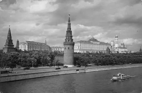 B97716 Ansicht Kreml Moskau Russland Echtfoto