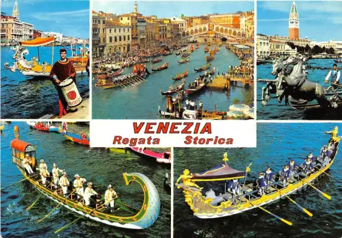 B74217 venezia regata storica ship bateaux italy