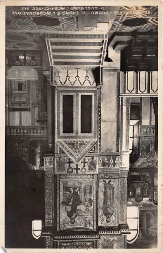 B71160 Monreale Duompo il trono e l oncornorazione Italien