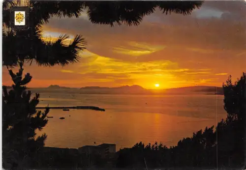 B49942 Effet de lumiere sur la Cote Lumiere et couleurs de la Mer france