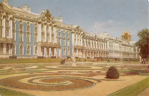 B98017 Die Gartenvorstadt Puschkin der Katharinenpalast Russland