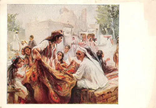 Lot270 Gemälde AK Kovalevskaya Volkskunst Meister Russland