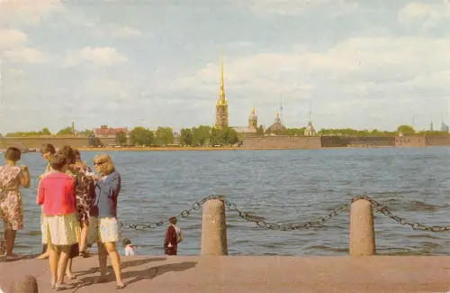 B109355 Russland Leningrad Blick auf die Peter-und-Paul-Festung