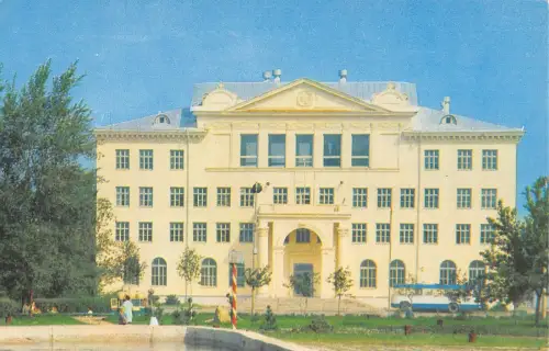 B109369 Russland Planeta Gebäude Auto Bus