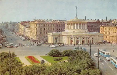 B109344 Russland Leningrad Vosstaniya Uprising Square Auto Cars Voitures