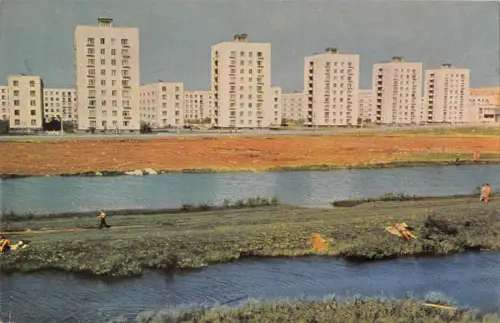 B109348 Russland Leningrad Neue Häuser in Kupchino