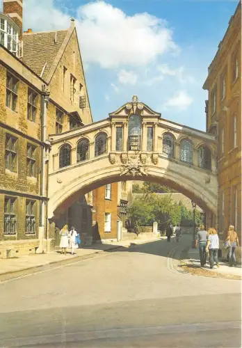 uk48669 bridge of sighs oxford uk